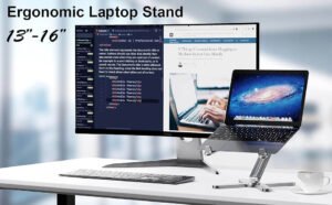 ergonomic 360° rotating laptop stand