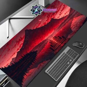Home blood moon mystery mouse pad