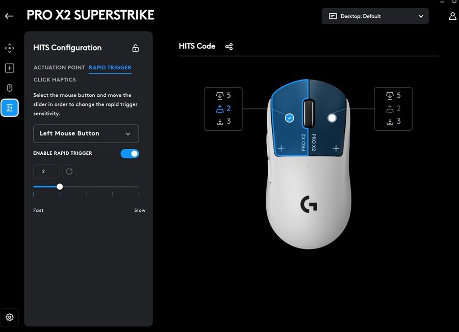 App Logitech G Pro X2 Superstrike