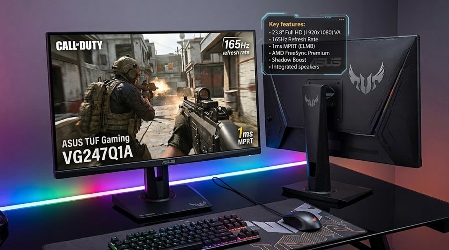 ASUS TUF Gaming VG247Q1A Review
