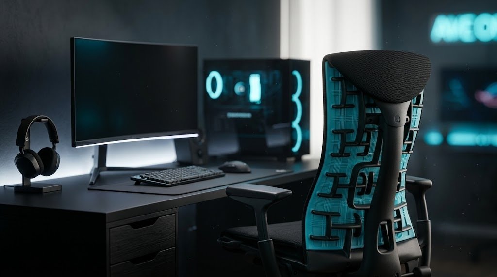 Herman Miller x Logitech G Embody Gaming Chair full view