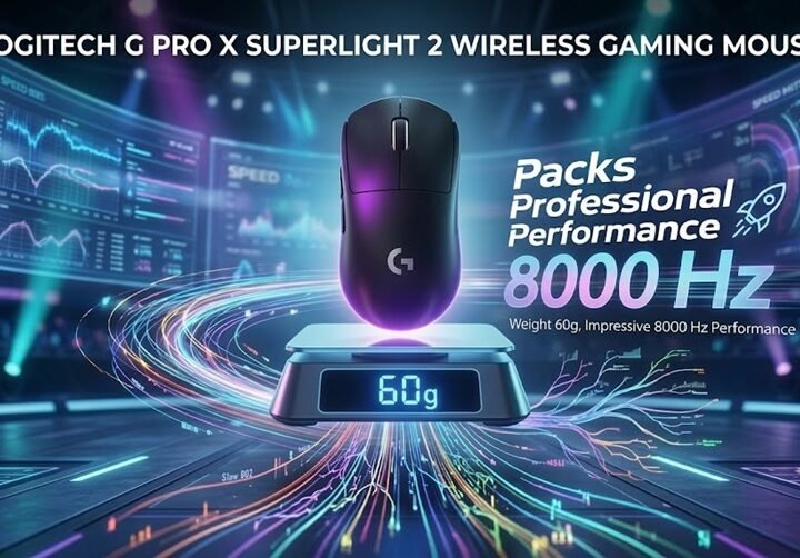 The Logitech G PRO X SUPERLIGHT 2 packs professional 8KHz performance into a 60-gram frame.