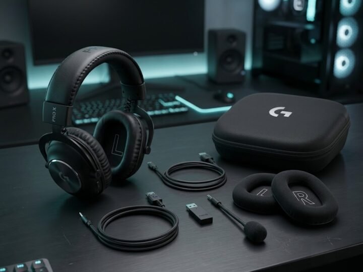 A closer look at the earcup padding and headband construction on the PRO X3 LIGHTSPEED.